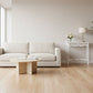 Manor Solid Mahogany Console Table 129cm in White - Chocolate Wood