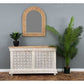 MARAKESH 2 TONE COLOUR CONSOLE/BUFFET - OPEN BACK - IN MANGO WOOD - MyChocolateWood
