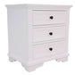 Mariana Acacia Wood King Bed, Tallboy & 2 Bedside Tables Package - Chocolate Wood