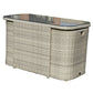 MARIELLA 3 PIECE WICKER BALCONY DINING SET 120CM - MyChocolateWood