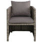 MARIELLA 3 PIECE WICKER BALCONY DINING SET 120CM - MyChocolateWood