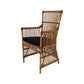MARIO HAMPTON STYLE RATTAN CANE ARMCHAIR IN ANTIQUE BROWN - MyChocolateWood