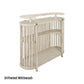 Marley Mango Wood Bar Stool in White Driftwood - Chocolate Wood