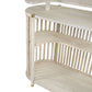 Marley Mango Wood Bar Stool in White Driftwood - Chocolate Wood
