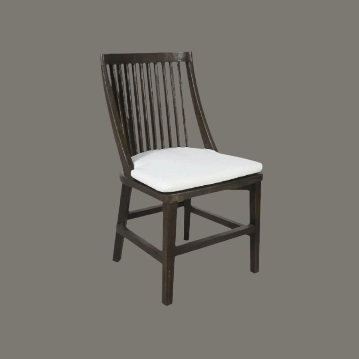 MARLEY MANGO WOOD HAMPTONS DINING CHAIR WALNUT - MyChocolateWood