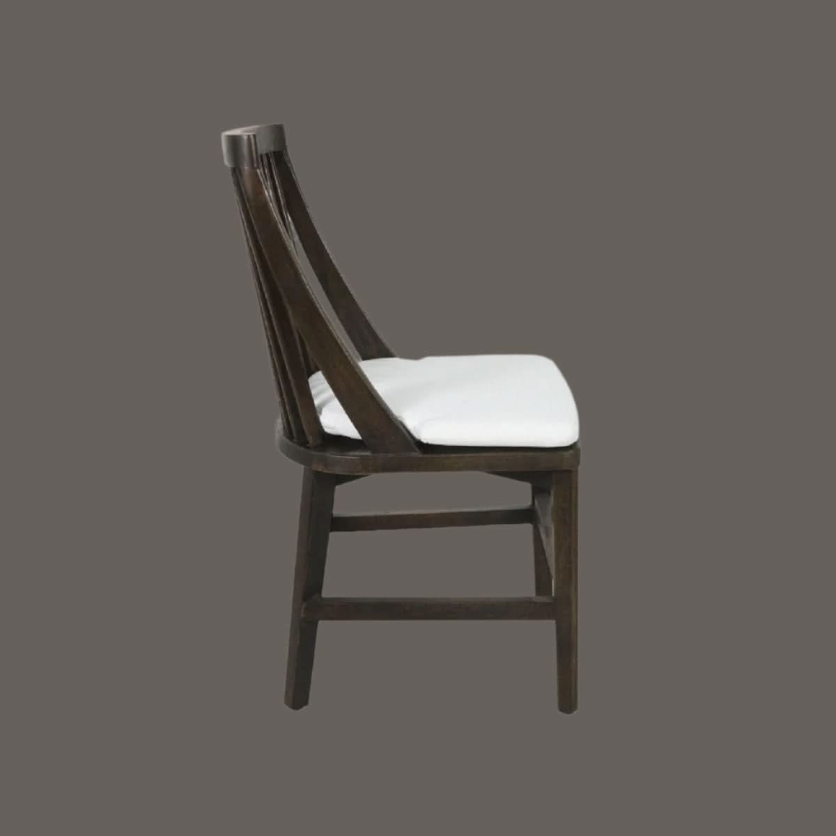 MARLEY MANGO WOOD HAMPTONS DINING CHAIR WALNUT - MyChocolateWood