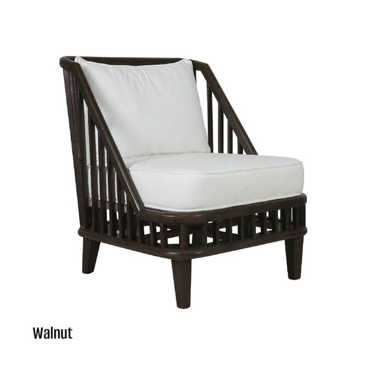 MARLEY MANGO WOOD LOUNGE CHAIR EASY CHAIR IN WALNUT - MyChocolateWood