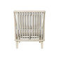 Marley Mango Wood Lounge Chair in White Driftwood - Chocolate Wood