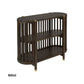 MARLEY MANGO WOOD LOW BOOKCASE WALNUT - MyChocolateWood