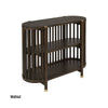 MARLEY MANGO WOOD LOW BOOKCASE WALNUT - MyChocolateWood