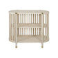 Marley Mango Wood Low Bookcase in White Driftwood - Chocolate Wood