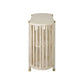 Marley Mango Wood Low Bookcase in White Driftwood - Chocolate Wood