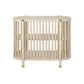 Marley Mango Wood Low Bookcase in White Driftwood - Chocolate Wood
