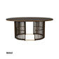 MARLEY MANGO WOOD OVAL DINING TABLE WALNUT - MyChocolateWood