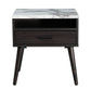 MARNI 1-DRAWER 1-NICHE BEDSIDE TABLE  ESPRESSO - MyChocolateWood