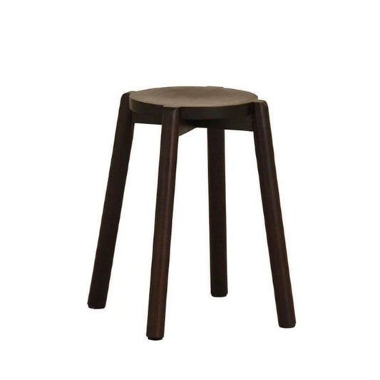 MAVERICK ROUND DINING STOOLS IN CHOCOLATE SET OF 4 - MyChocolateWood