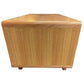 MAXWELL 2-DRAWER TASSIE OAK COFFEE TABLE IN CLEAR LACQUER MADE TO ORDER - MyChocolateWood