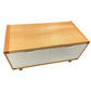 MAXWELL 2-DRAWER TASSIE OAK COFFEE TABLE IN CLEAR LACQUER MADE TO ORDER - MyChocolateWood