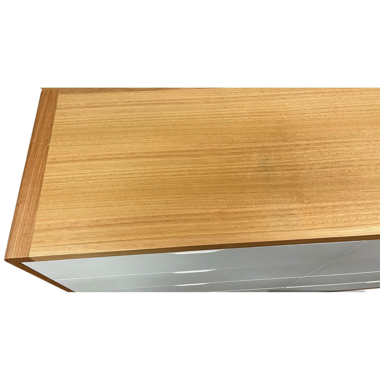 MAXWELL 8 DRAWER TASSIE OAK DRESSER IN CLEAR LACQUER MADE TO ORDER - MyChocolateWood