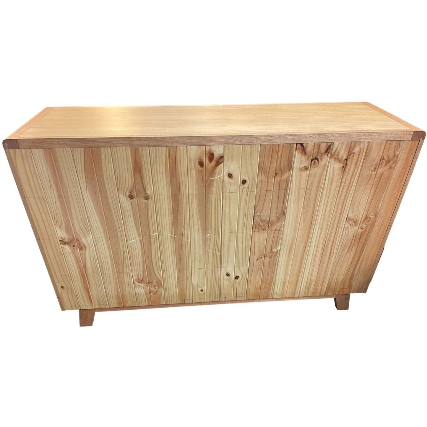 MAXWELL 8 DRAWER TASSIE OAK DRESSER IN CLEAR LACQUER MADE TO ORDER - MyChocolateWood