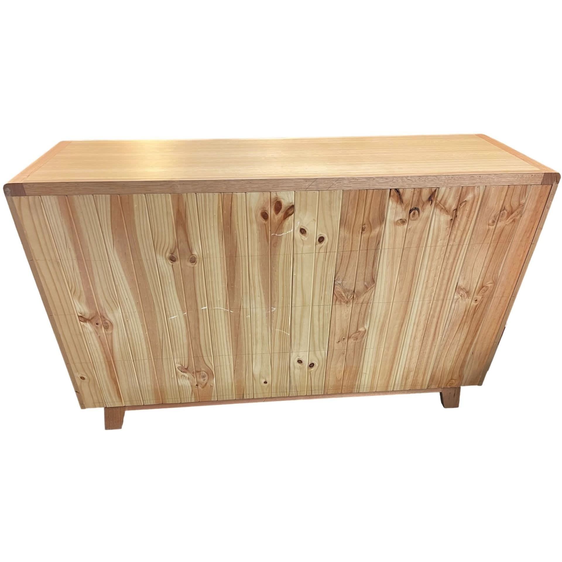 MAXWELL 8 DRAWER TASSIE OAK DRESSER IN CLEAR LACQUER MADE TO ORDER - MyChocolateWood