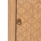 MAYLEEN PAIR OF RECLAIMED TIMBER BEDSIDE TABLES 1 DRAWER 1 DOOR NATURAL - MyChocolateWood