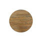 MAYO ROUND MANGO WOOD LAMP/SIDE TABLE IN A RUSTIC FINISH - MyChocolateWood
