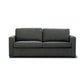 MELINDA FABRIC PULLOUT SOFA BED WITH MEMORY FOAM QUEEN MATTRESS IN CHARCOAL - MyChocolateWood