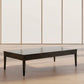 MELINDA TASSIE OAK COFFEE TABLE IN BLACK FINISH AUSTRALIAN CUSTOM MADE - MyChocolateWood