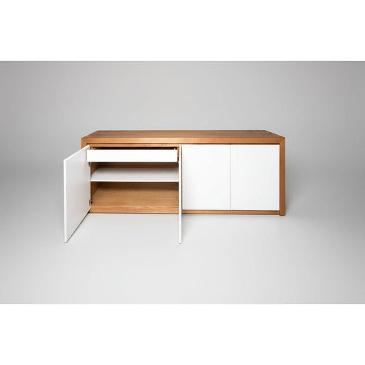 MELLISA BUFFET/SIDEBOARD IN TASSIE OAK WITH 4 POLYURETHANE DOORS - AUSTRALIAN CUSTOM MADE - MyChocolateWood