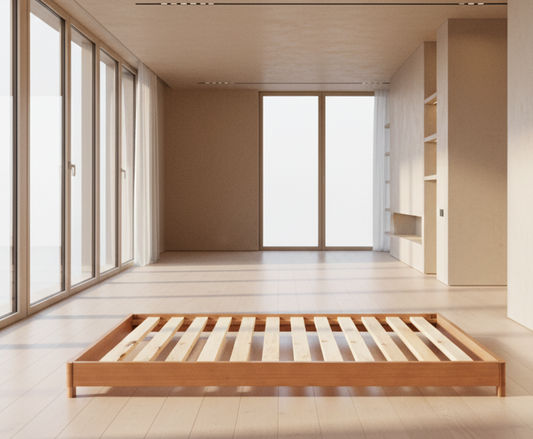 MELODY SOLID PINE SUPER KING ROUNDED CORNERS BED MADE TO ORDER - MyChocolateWood