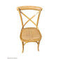 MELROSE DINING CHAIR IN ELM WOOD WITH A NATURAL FINISH - MyChocolateWood