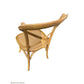MELROSE DINING CHAIR IN ELM WOOD WITH A NATURAL FINISH - MyChocolateWood