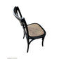 TARA SOLID OAK SQUARE DINING TABLE (90 X 90) NATURAL + 4 MELROSE SOLID OAK CROSSBACK CHAIRS BLACK - MyChocolateWood