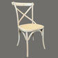 Melrose Elm Wood Dining Chair in Raw - Chocolate Wood