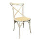 Melrose Elm Wood Dining Chair in Raw - Chocolate Wood