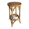 MELROSE SOLID OAK BAR STOOL IN NATURAL 65CM HIGH