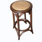 MELROSE SOLID OAK BAR STOOL IN WALNUT 65CM HIGH - MyChocolateWood