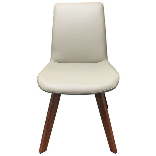 MILA TOP GRAIN LEATHER SWIVEL DINING CHAIR IN MOCHA/BLACKWOOD - MyChocolateWood