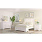 Miribelle King Bed, Dresser, Mirror & 2 Bedside Tables Package - Chocolate Wood