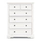 Miribelle King Bed, Tallboy & 2 Bedside Tables Package - Chocolate Wood