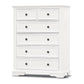 Miribelle King Bed, Tallboy & 2 Bedside Tables Package - Chocolate Wood