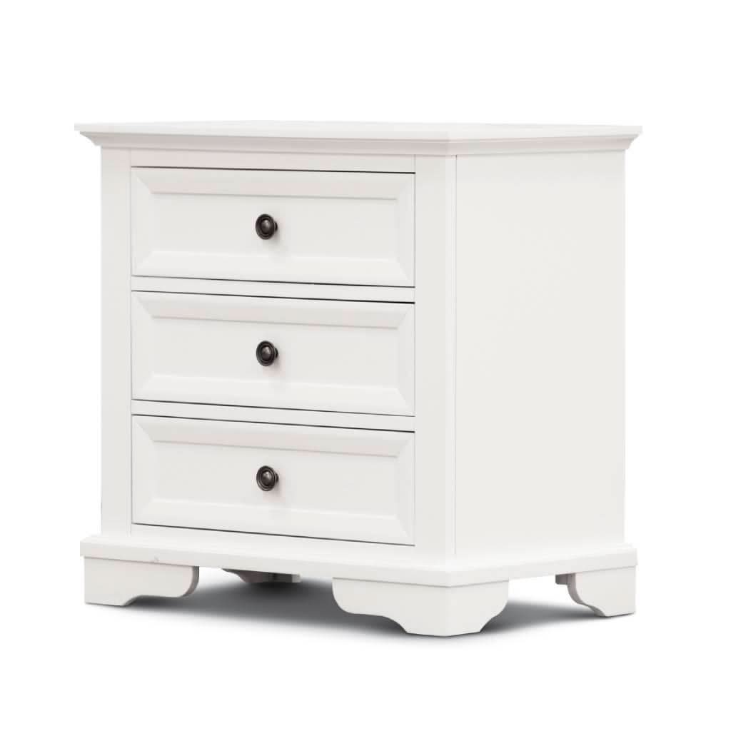 MIRIBELLE ACACIA WOOD KING SIZE BED + TALLBOY + 2 X BEDSIDE TABLES PACKAGE DEAL - MyChocolateWood