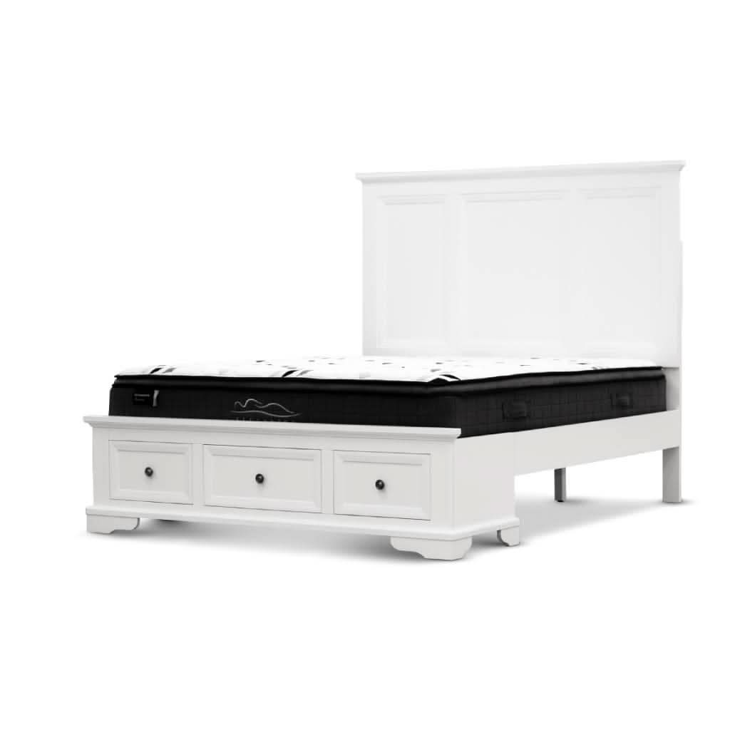 MIRIBELLE ACACIA WOOD QUEEN SIZE BED + TALLBOY + 2 X BEDSIDE TABLES PACKAGE DEAL - MyChocolateWood