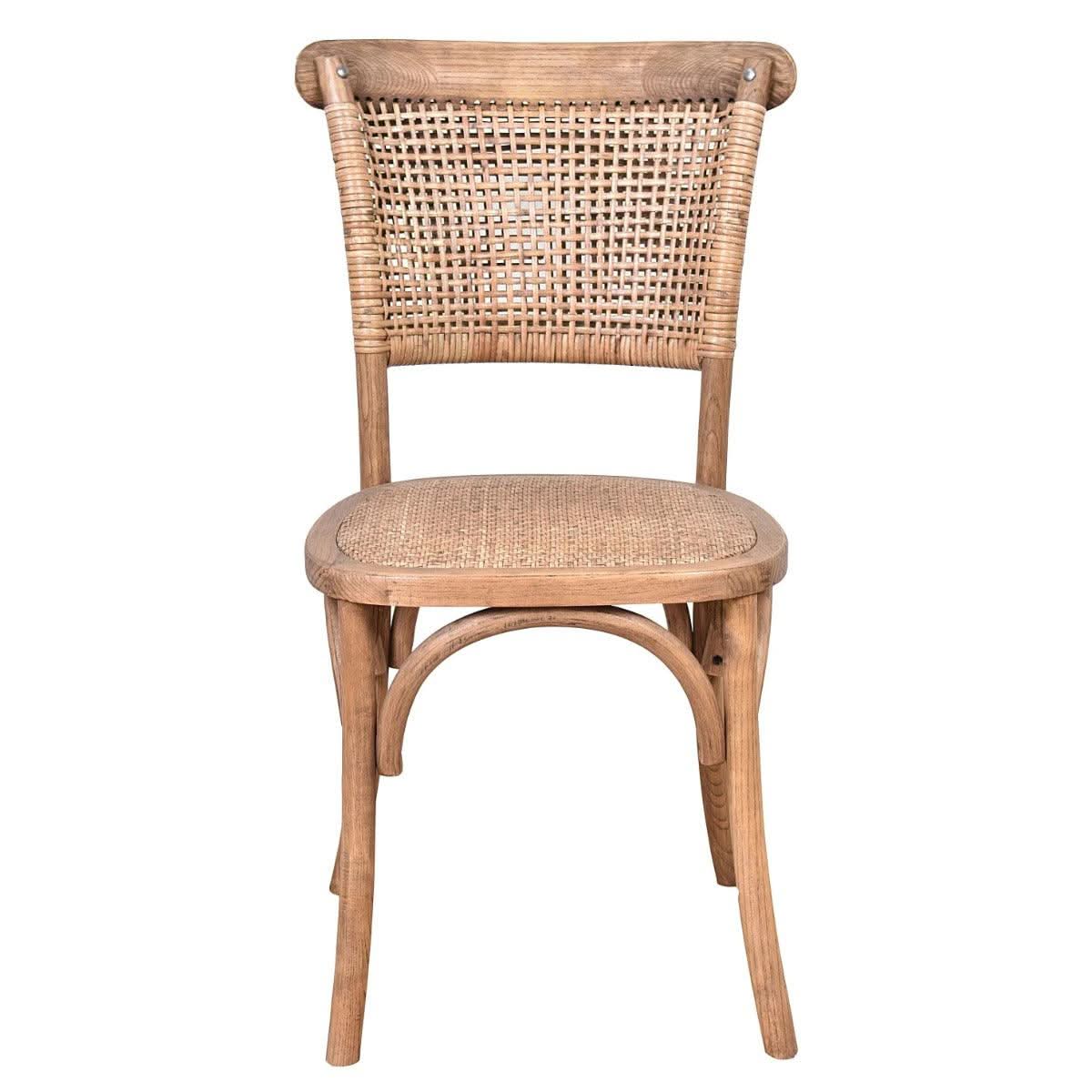 MITCHELL SOLID OAK TIMBER DINING CHAIR NATURAL - MyChocolateWood