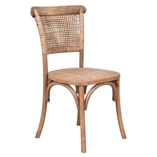 MITCHELL SOLID OAK TIMBER DINING CHAIR NATURAL