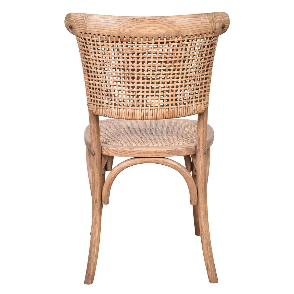 MITCHELL SOLID OAK TIMBER DINING CHAIR NATURAL - MyChocolateWood
