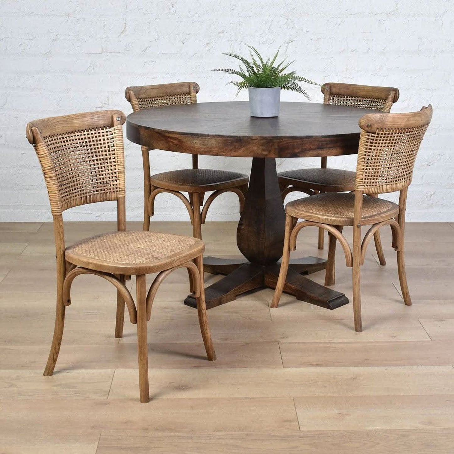 MITCHELL SOLID OAK TIMBER DINING CHAIR NATURAL