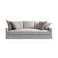 MOANA 3-SEATER HAMPTON STYLE SOFA IN BARLEY - MyChocolateWood