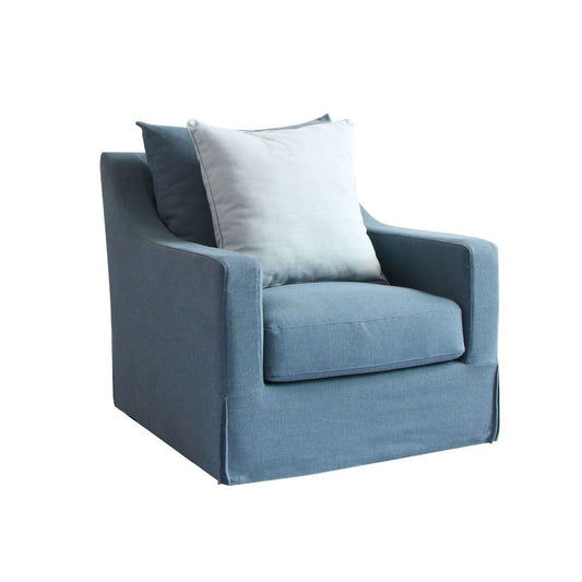 MOANA HAMPTON STYLE ARMCHAIR IN MARINE